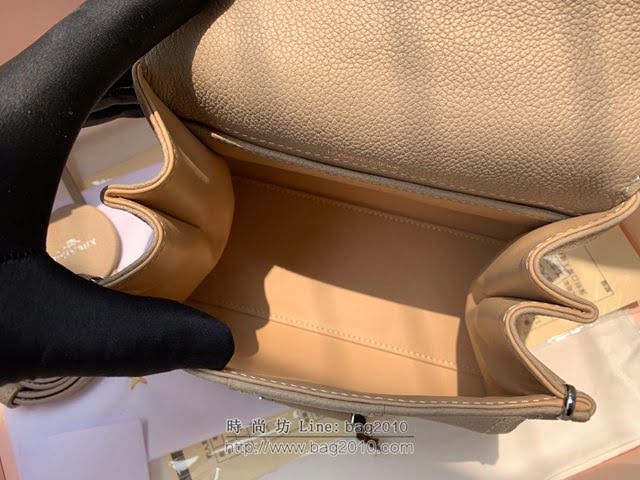 DELVAUX女包 德爾沃比利時單肩包 純手工蜜蠟縫線 德爾沃女手提包 女手拎包 DF0020手縫淺灰 Delvaux斜挎包  fcs1394